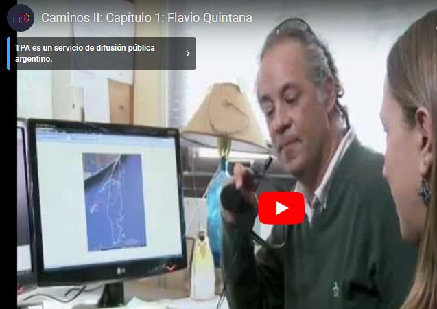 2013. Participación en la Seríe Documental Caminos II (capítulo biográfico del Dr. Flavio Quintana).