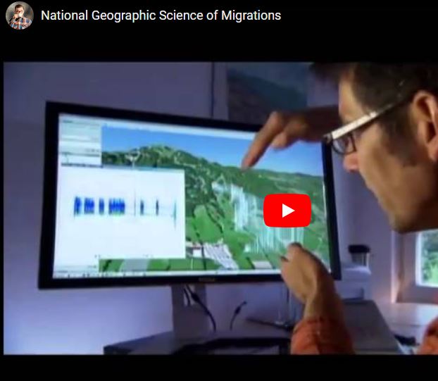 2009. Participación en la serie documental Great Migrations (NatGeo), capítulo The Science of Migrations